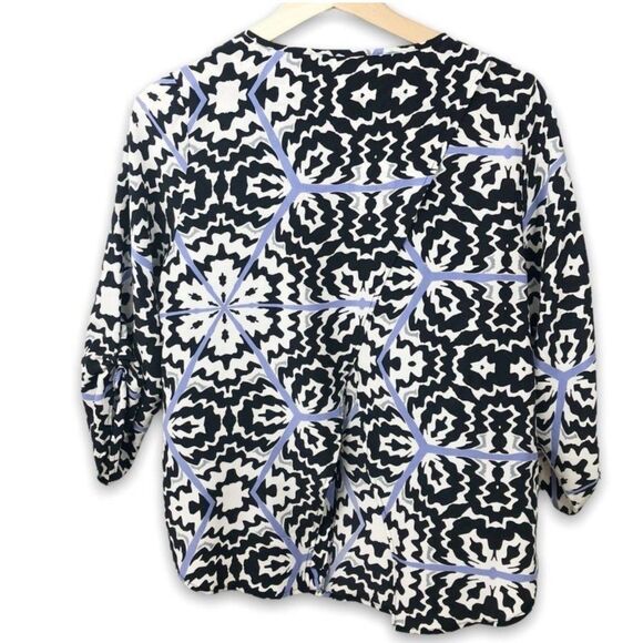 Yumi Kim Silky Draped Tulip Crossover Back Blouse - Picture 5 of 13